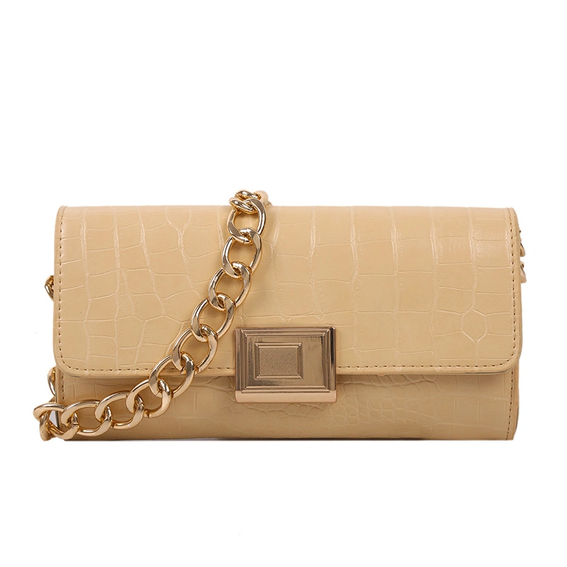 Ladies Shoulder Bag Faux Leather Crocodile Leather Wallet Classic Handbag